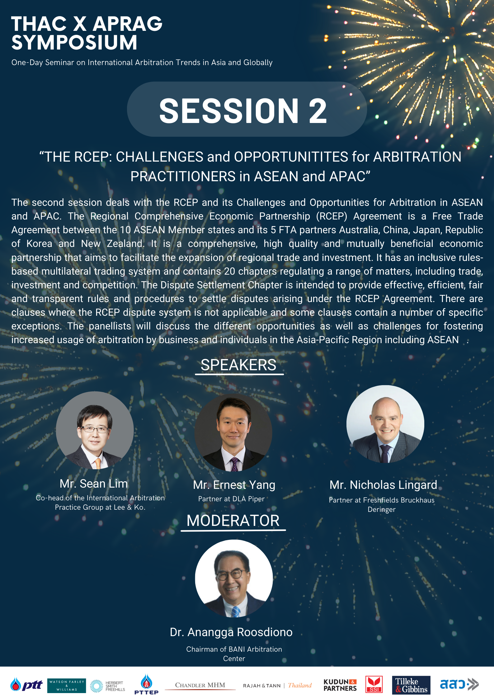 THAC x APRAG Symposium: One-Day Seminar on International Arbitration Trends in Asia and Globally