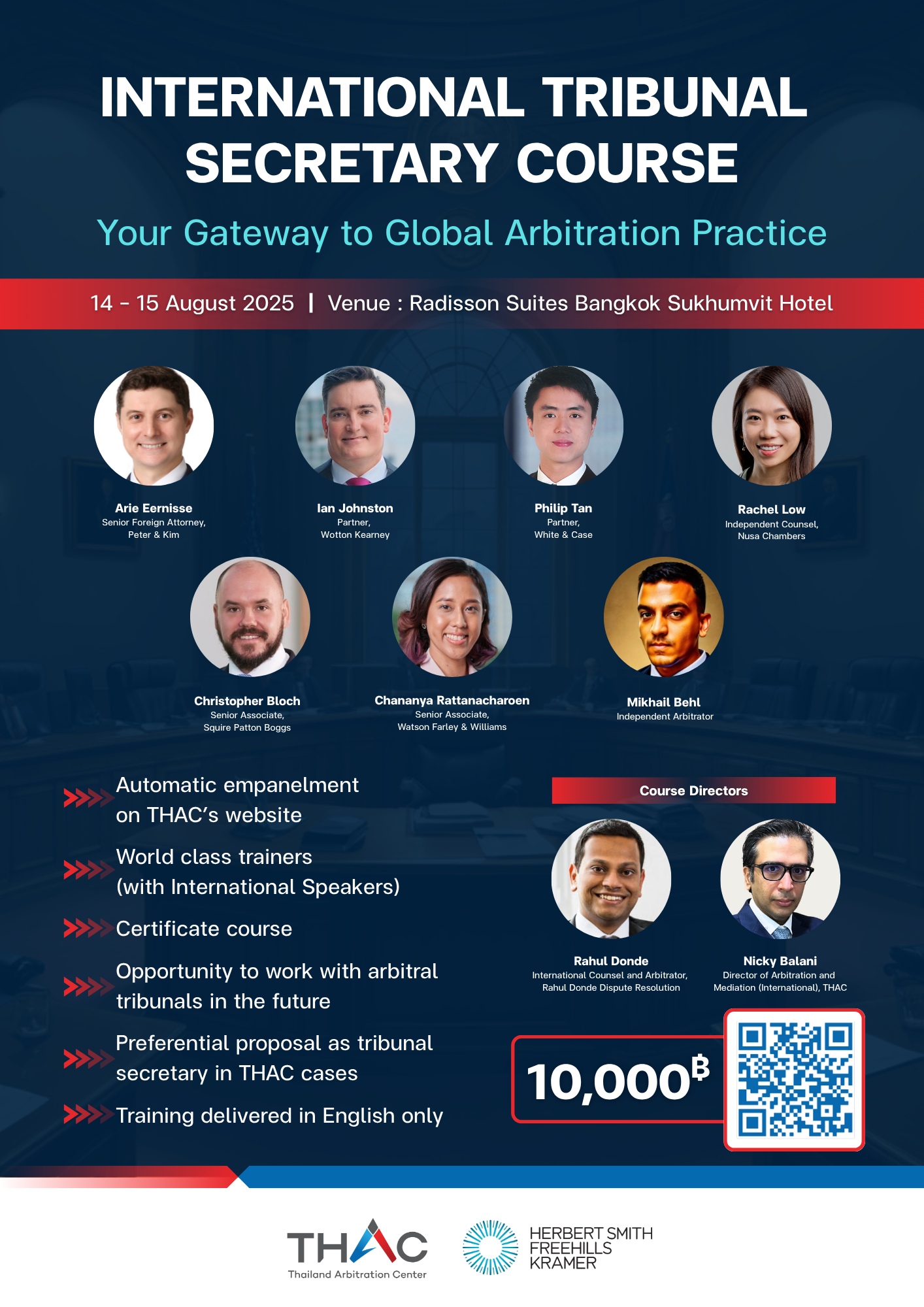 International  Tribunal Secretary  Course